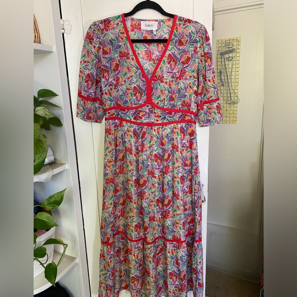 ba&sh aquila midi dress